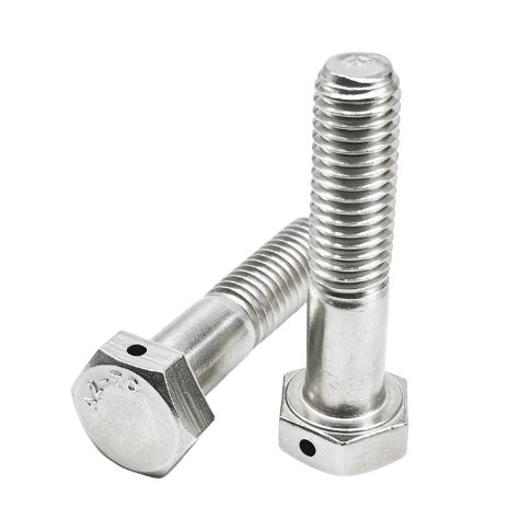 南京东明新品推荐｜304不锈钢GB/T 32.1六角头头部带孔螺栓，提升关键连接防松可靠性